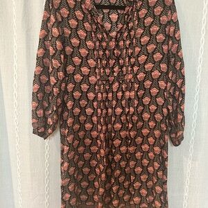 Natalie Martin Black and Pink Dress